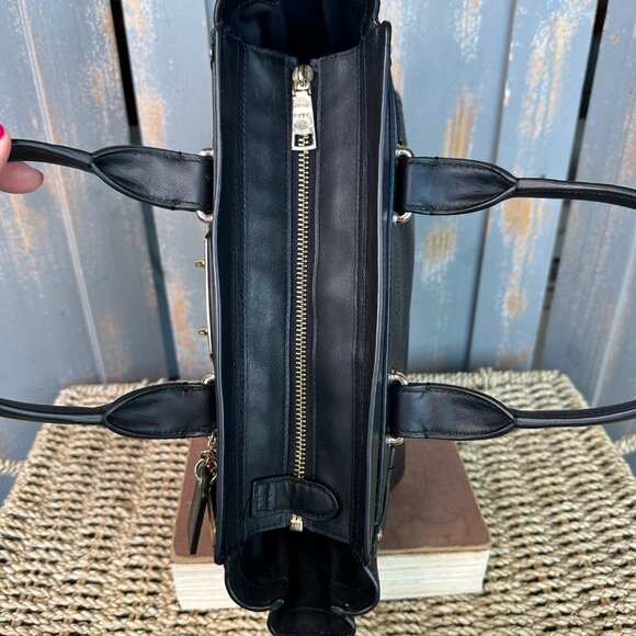 Coach Swagger 27 Satchel Leather Black - Picture 8 of 16